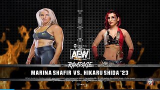 AEW Rampage Hikaru Shida vs Marina Shafir