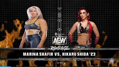 AEW Rampage Hikaru Shida vs Marina Shafir