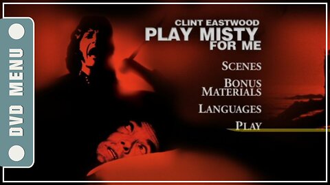 Play Misty for Me - DVD Menu