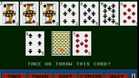 Amiga Games - Gin Rummy