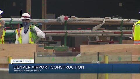 DIA Update: Terminal construction, Pena work, new airline