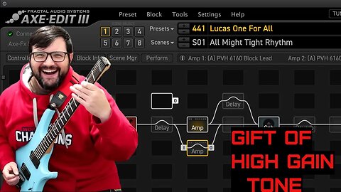 Gift Of Tone : One For All High Gain Preset For The Fractal Audio Axe FX III | FM3 | FM9