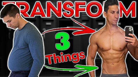 3 THINGS you MUST DO NOW OR you'll likely NEVER get an Aesthetic PHYSIQUE! (Regardless of AGE)