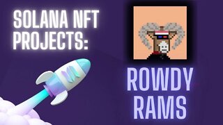 Exploring #Solana #NFT Projects: Rowdy Rams