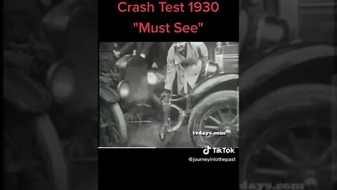 Crash Test 1930 Must see That's the way to do it!! 🤣😂