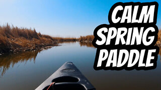 Calm Spring Canoeing