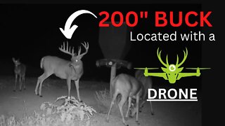 200" Wounded Buck Located With Drone Deer Recovery