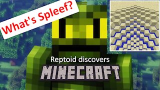 Reptoid Discovers Minecraft - S01 E04 - Spleef? What's that?