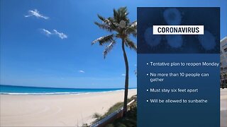 Palm Beach County to announce when beaches will open