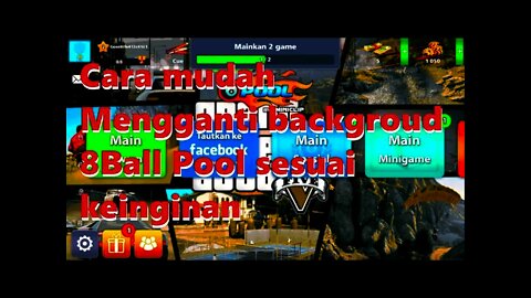 Cara merubah backgroud Apk 8ball pool v5.5.6 terbaru 2021 | Mod 8ball pool gtaV