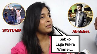 Sumbul Touqeer Said Abhishek Malhan aka Fukra Insaan को Winner होना चाहिए था लेकिन Systumm😱📸