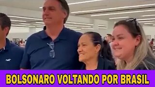 URGENTE: Bolsonaro responder perguntas no embarque dos EUA voltando para o Brasil
