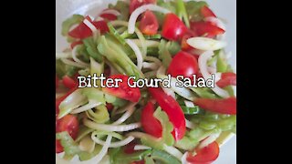 Bitter Gourd Salad / Bitter Melon Salad Recipe