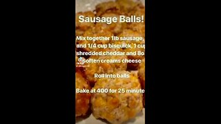 Sausage balls