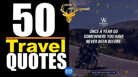 50 Travel QUOTES