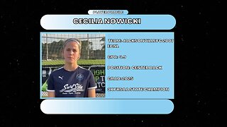 Cecilia Nowicki (Jacksonville FC 2007 ECNL, 3.9 GPA, Class of 2025)