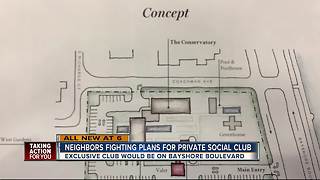 Neighbors fighting plans for private social club on Bayshore Blvd.