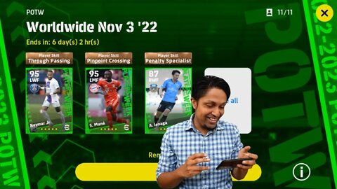 POTW Worldwide Nov 3 '22 PACK OPENING | eFootball 2023 MOBILE