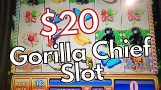 Playing $20 on Gorilla Chief Slot at Silverton Casino - Las Vegas