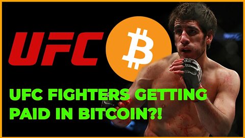 UFC Fighters Getting Paid In Bitcoin