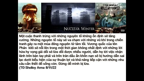 NHÂN LOẠI TRONG NGUY HIỂM TRẦM TRỌNG.. Các nguyên tố va chạm vũ khí gây ra Mùa Đông Hạt Nhân!.