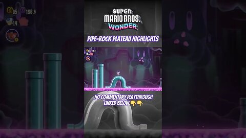 Mario Wonder: PIPE-ROCK PLATEAU #shorts #mariowonder #supermariowonder