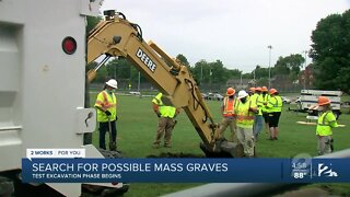 Search for possible mass graves