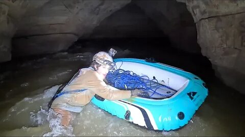 Scary Flooding River Cave