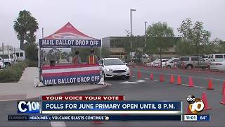 Polls open for June primary