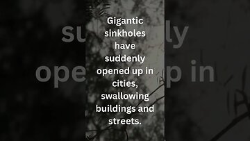 Gigantic Sinkholes #sinkholes #gigantic #horror #spook #fyp