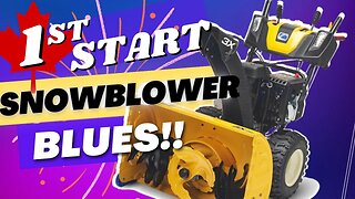 Start Your Stubborn Snowblower | 1st Start of the Season | B4 The Storm