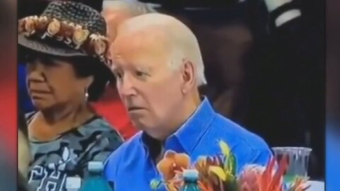 Footage of Joe Biden looking dazed and confused