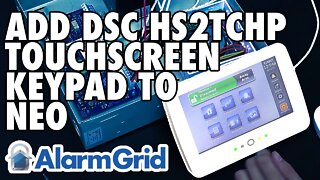 Adding a DSC HS2TCHP Touchscreen Keypad to a DSC PowerSeries NEO