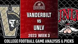 Vanderbilt vs UNLV Picks & Prediction Against the Spread 2023 College Football Analysis