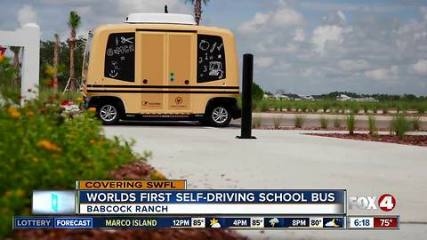 Automated school bus coming to Babcock Ranch