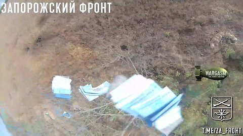 Russian kamikaze drone used for dropping surrender instruction flyers