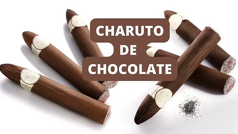 Charuto de chocolate