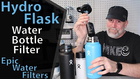 Hydro Flask Water Bottle Filter and Cap by Epic Water Filters