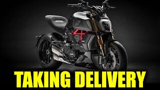 Taking delivery of my 2020 Ducati Diavel 1260 S