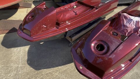 Red means dead js550 vintage jetski restore.