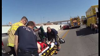 NHP trooper saves man on Las Vegas highway, credits training