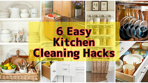 6 Easy kitchen Cleaning Hacks