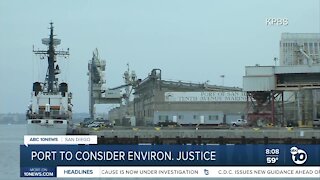 Port to consider environmental justice