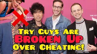 Try Guys Get BROKEN UP Over CHEATING! Chrissie Mayr in the Morning! Pop Culture News!