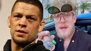 Nate Diaz Threatens "Spoiled F--k" Jake Paul After He Disrespected Conor McGregor & "Ugly" Fiancée