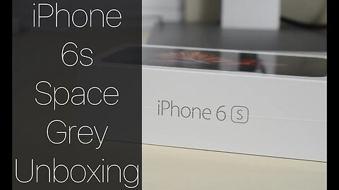 iPhone 6s Space Grey - Unboxing & First Look!