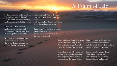 The Soul of the EveryMan - A Psalm of Life