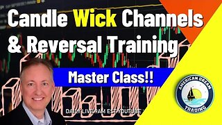 Candle Wick Channels & 7 Candle Reversal Techniques Stock Market Training Pro Tips!