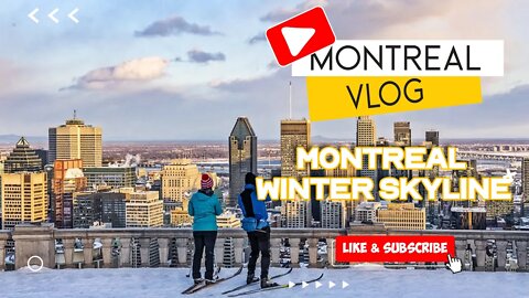 Montreal Winter Stunning Skyline