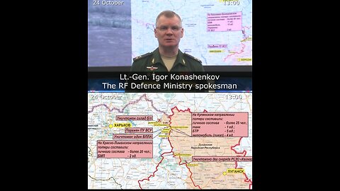 24.10.22 ⚡️ Russian Defence Ministry report on the progress of the deNAZIfication of Ukraine